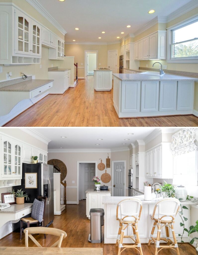 Kitchen Refresh Before and After