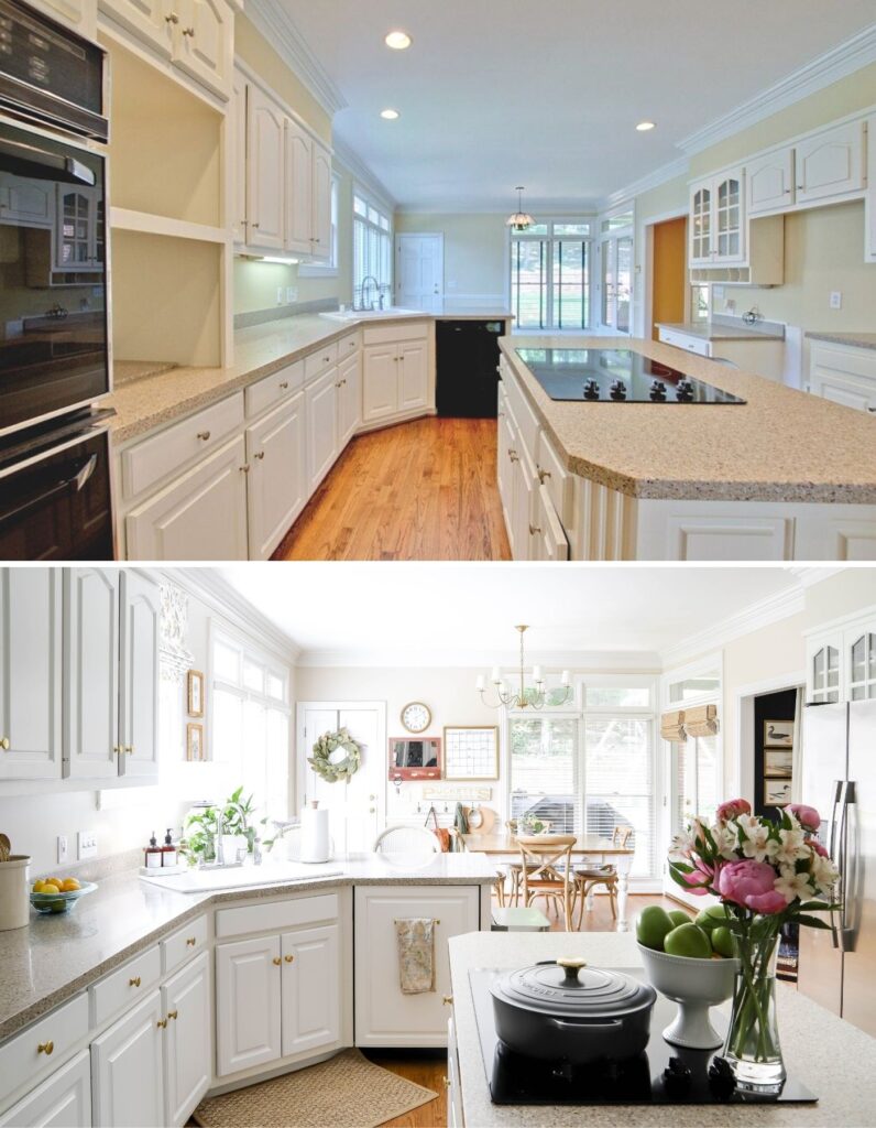 Kitchen Refresh Before and After