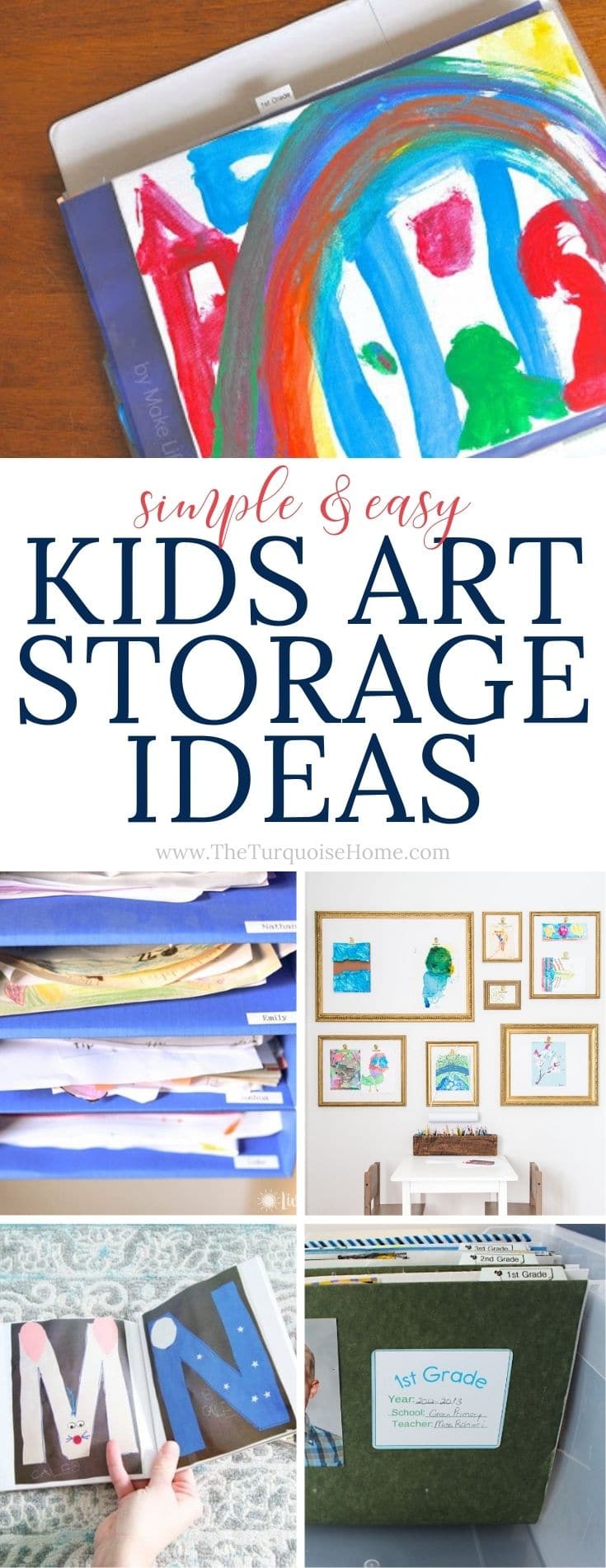 How Parents Organize and Store Their Kids' Artwork