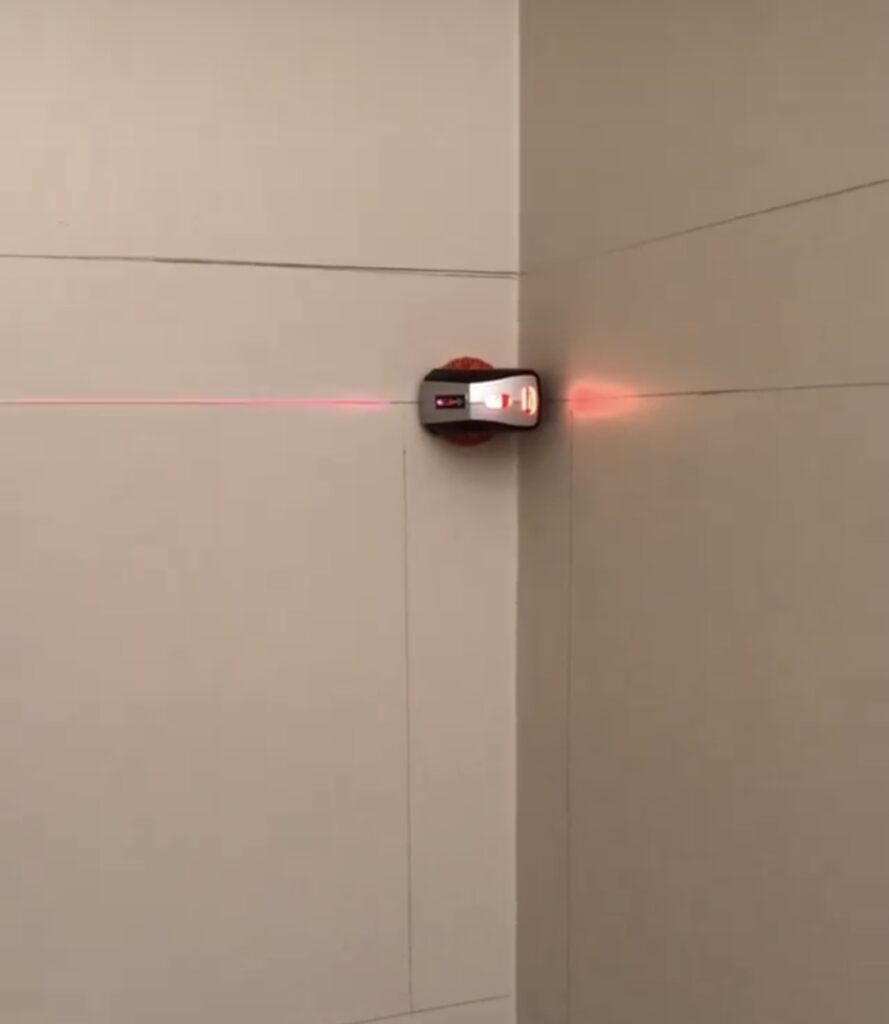 Laser Level on Wall