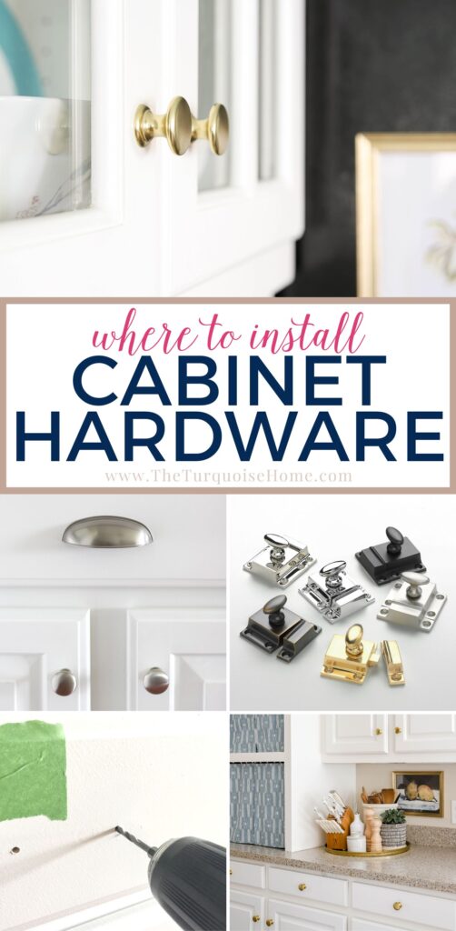 where to install cabinet hardware