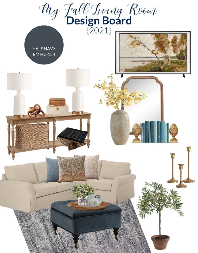 Fall Living Room Design Plan