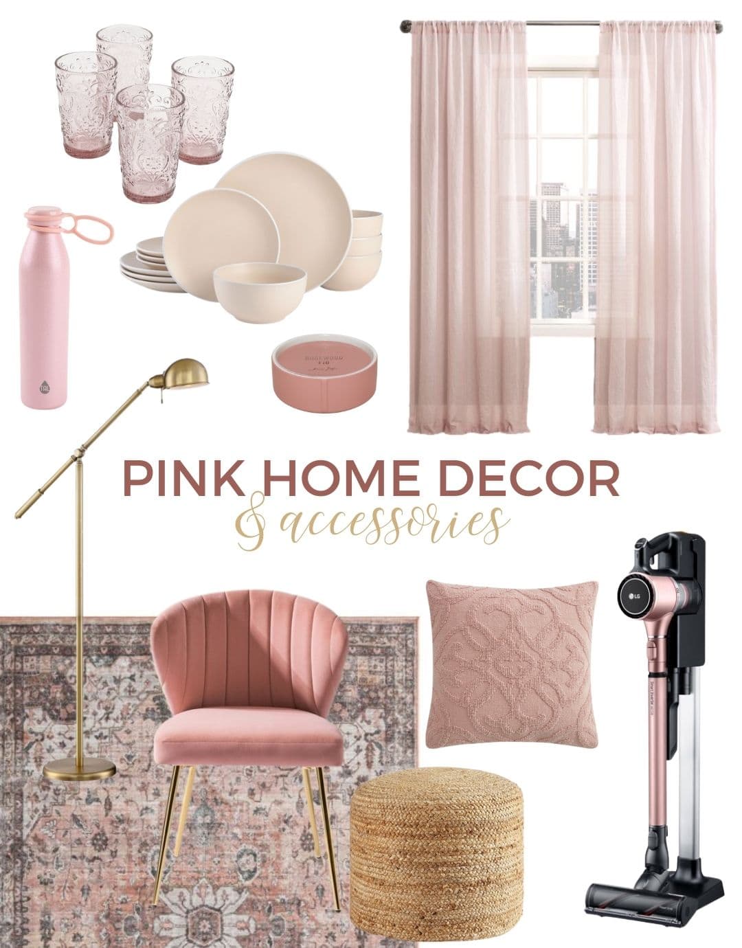 Pretty Pink Home Decor and Accessories