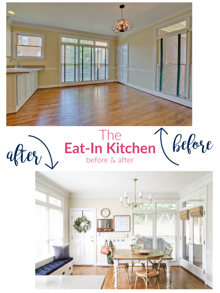 Classic Eat-In Kitchen Makeover Reveal