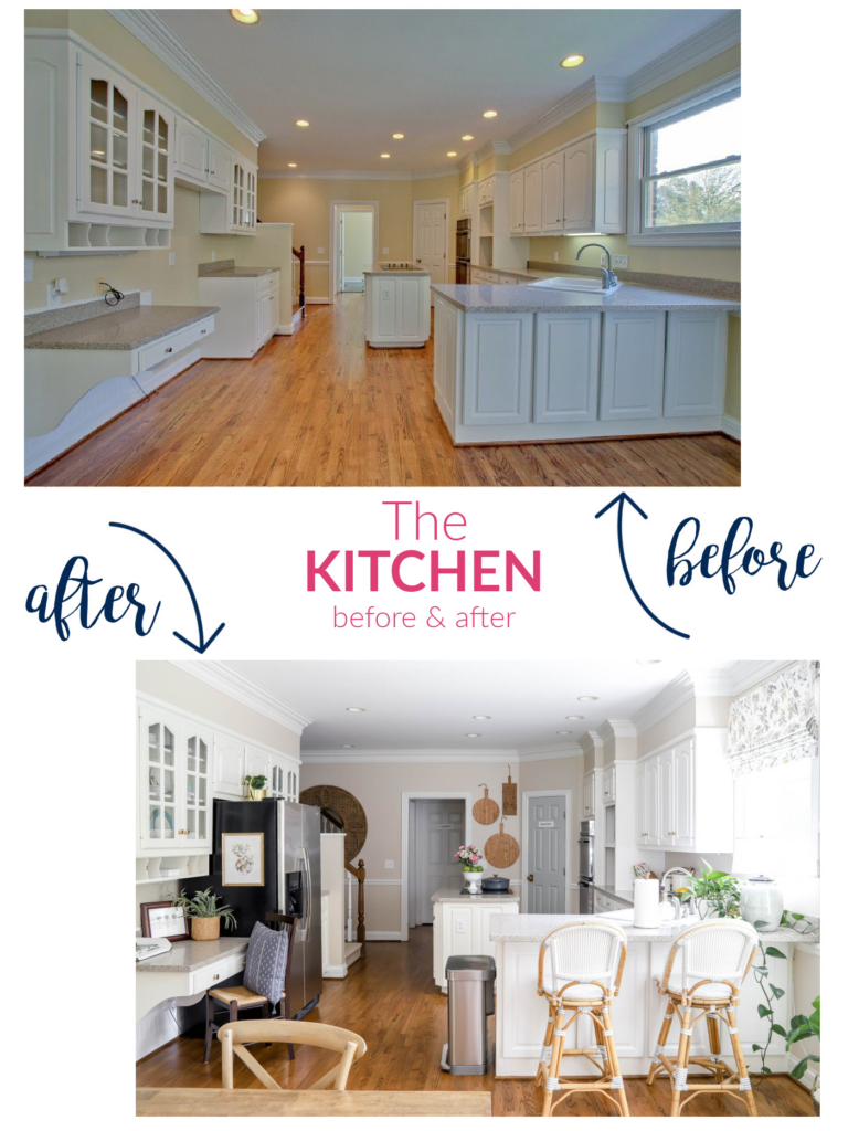 Kitchen Refresh Before and After