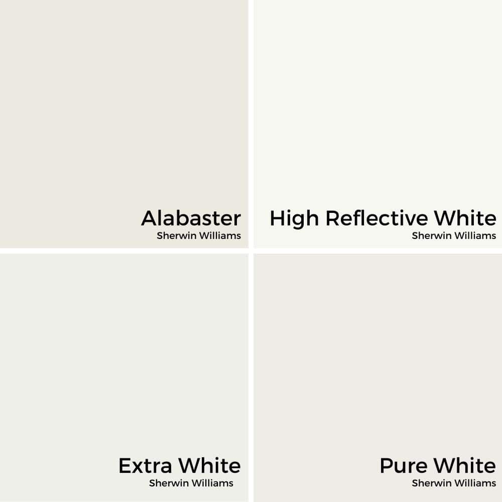 Alabaster, Pure White, Extra White, High Reflective White