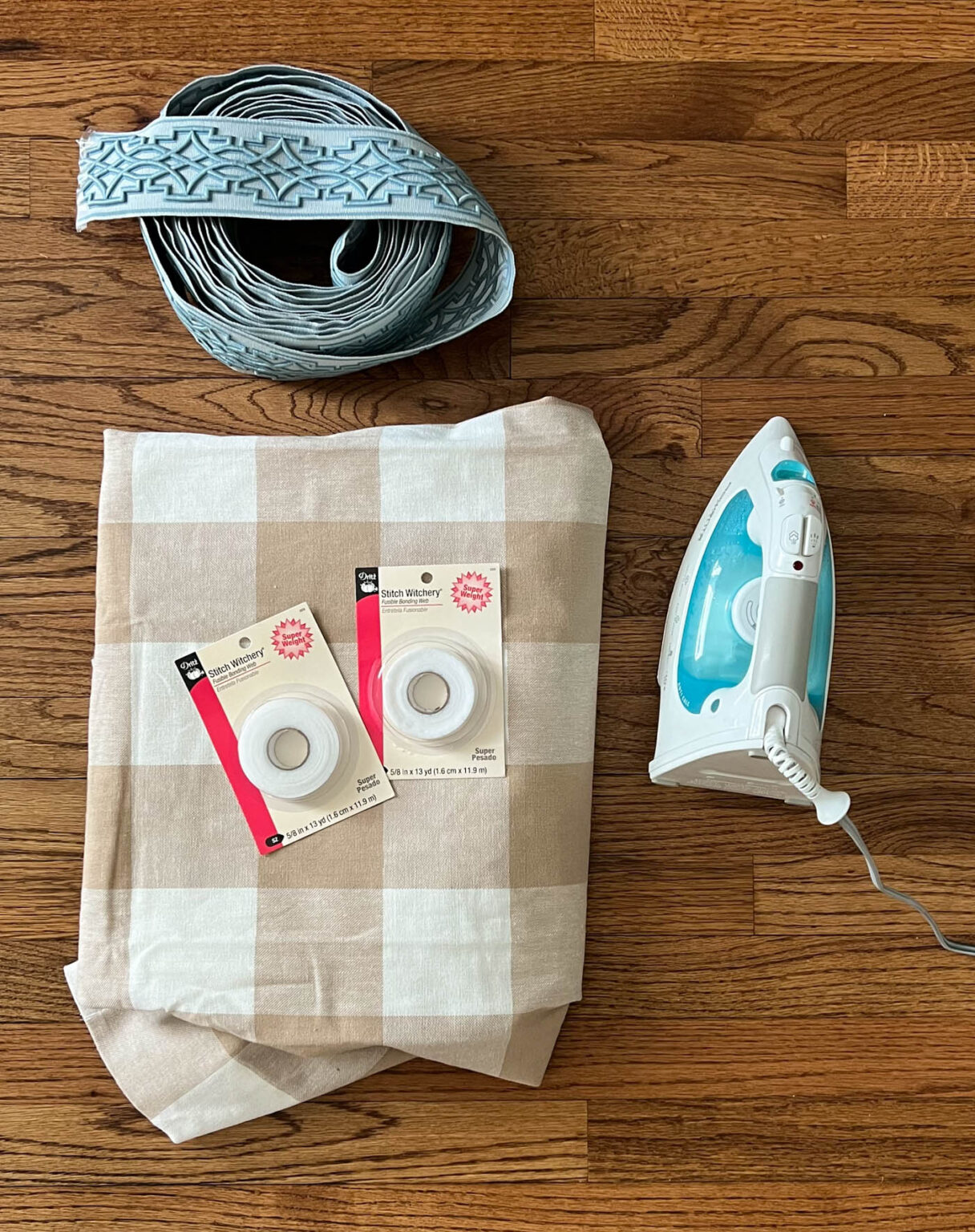 How to Add Curtain Trim Tape for a Custom Look - The Turquoise Home
