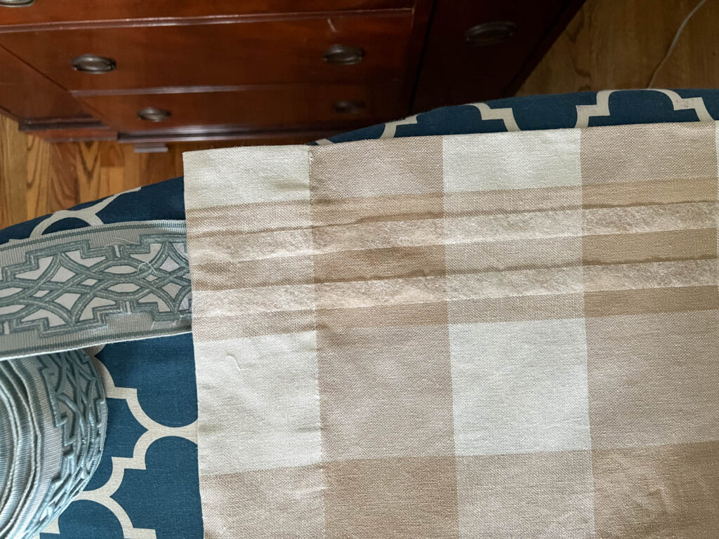 Add Curtain Trim Tape without Sewing