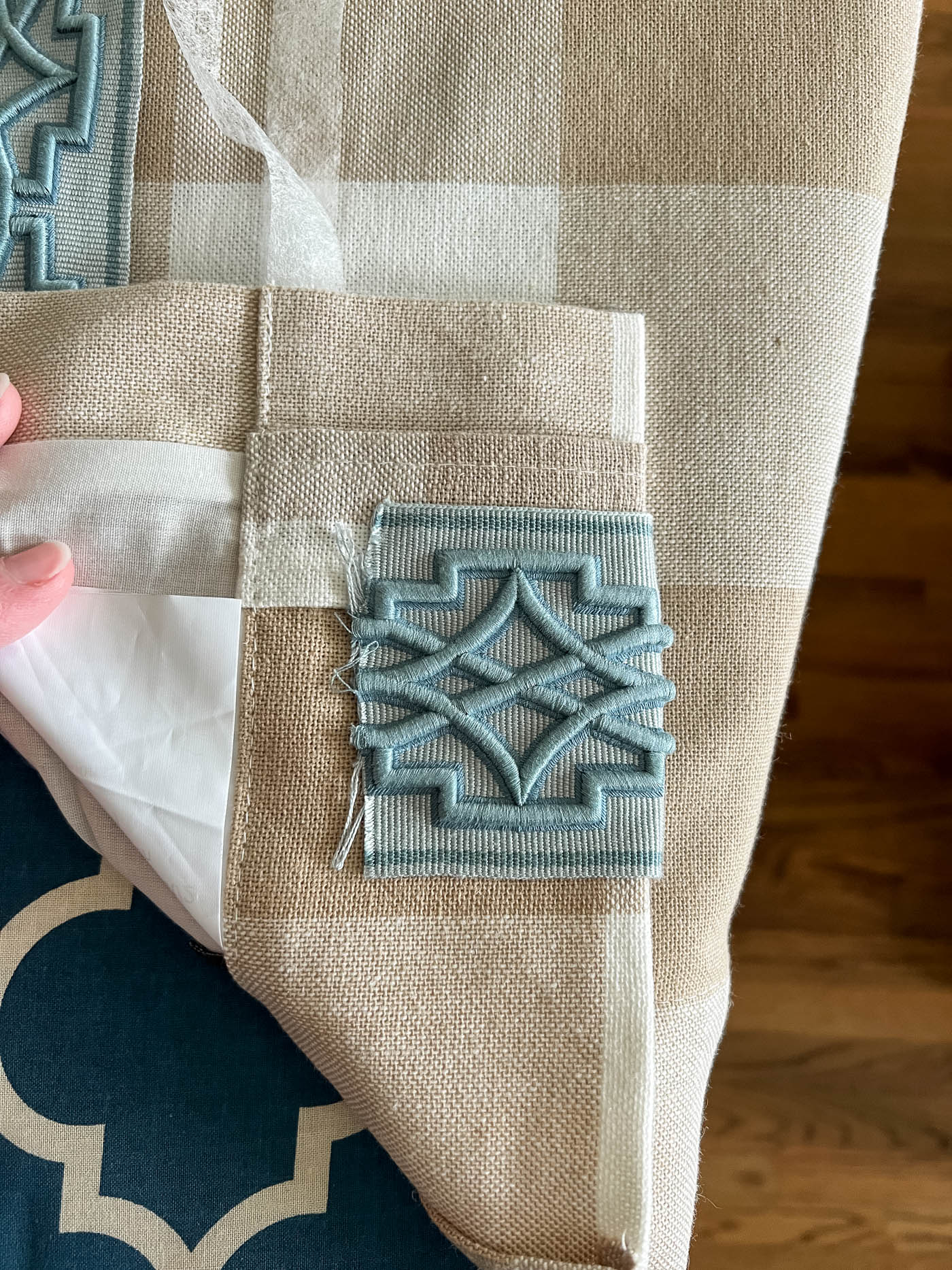 How to Add Curtain Trim Tape for a Custom Look - The Turquoise Home
