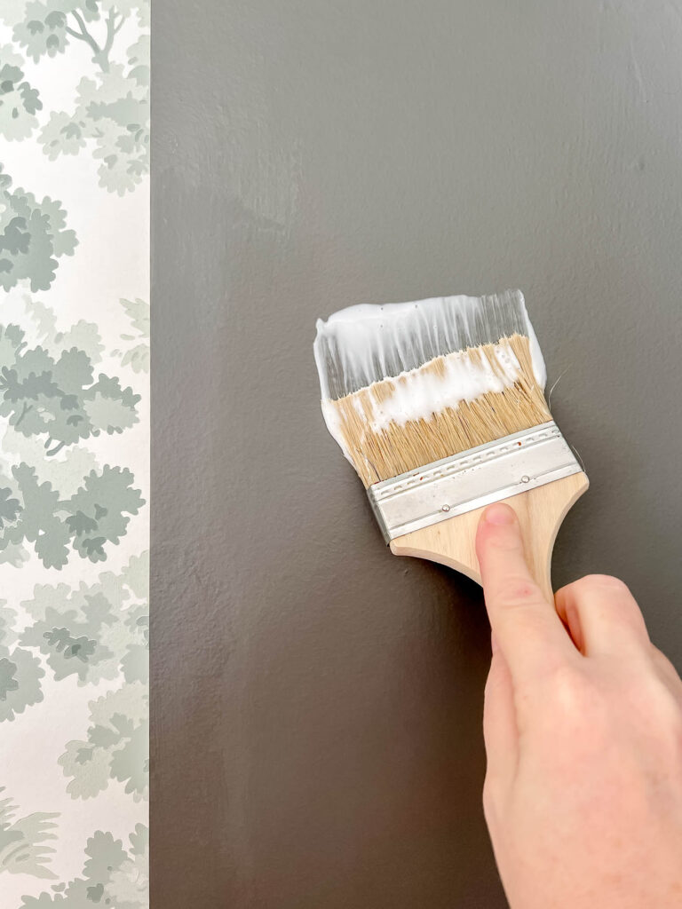 How to Install Paste-on-Wall Wallpaper - The Turquoise Home