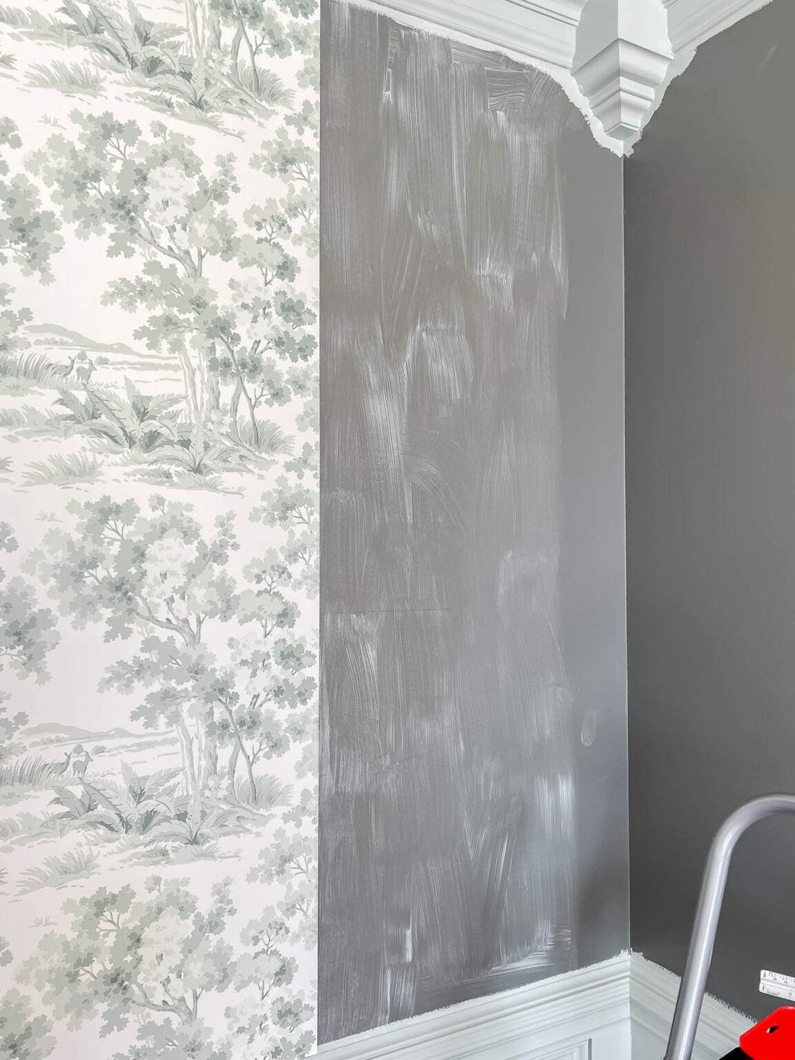 How to Install PasteonWall Wallpaper The Turquoise Home