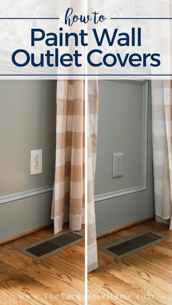 How to Paint Outlet Covers The Turquoise Home