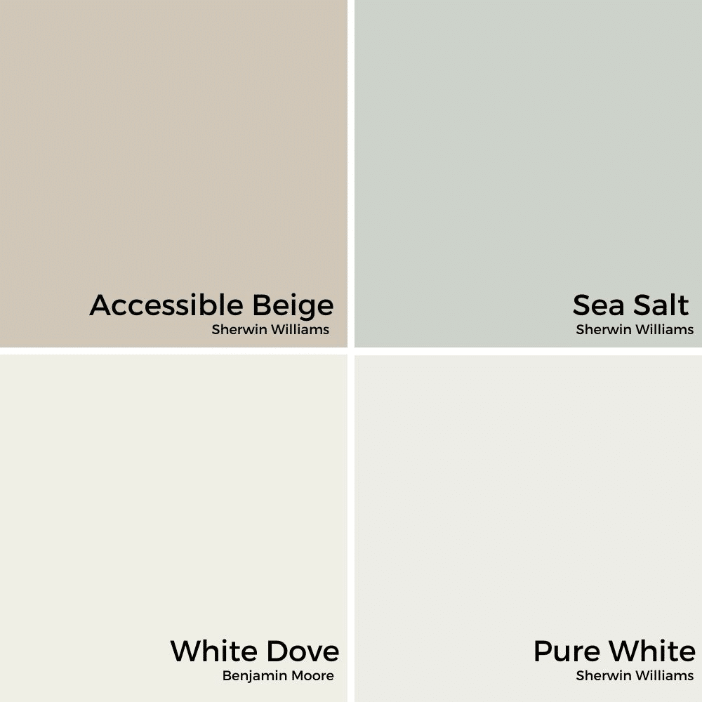 white and beige  Color Palette Ideas