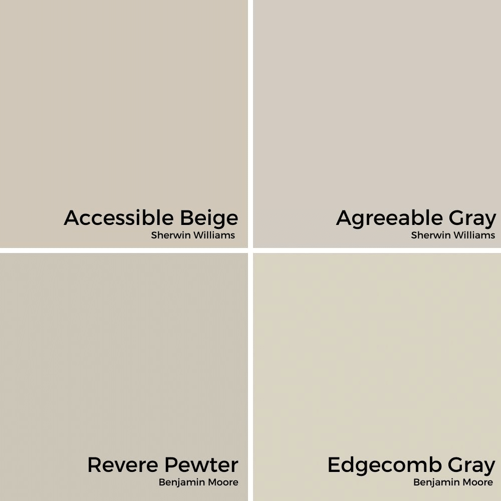 Agreeable Gray Vs Accessible Beige 