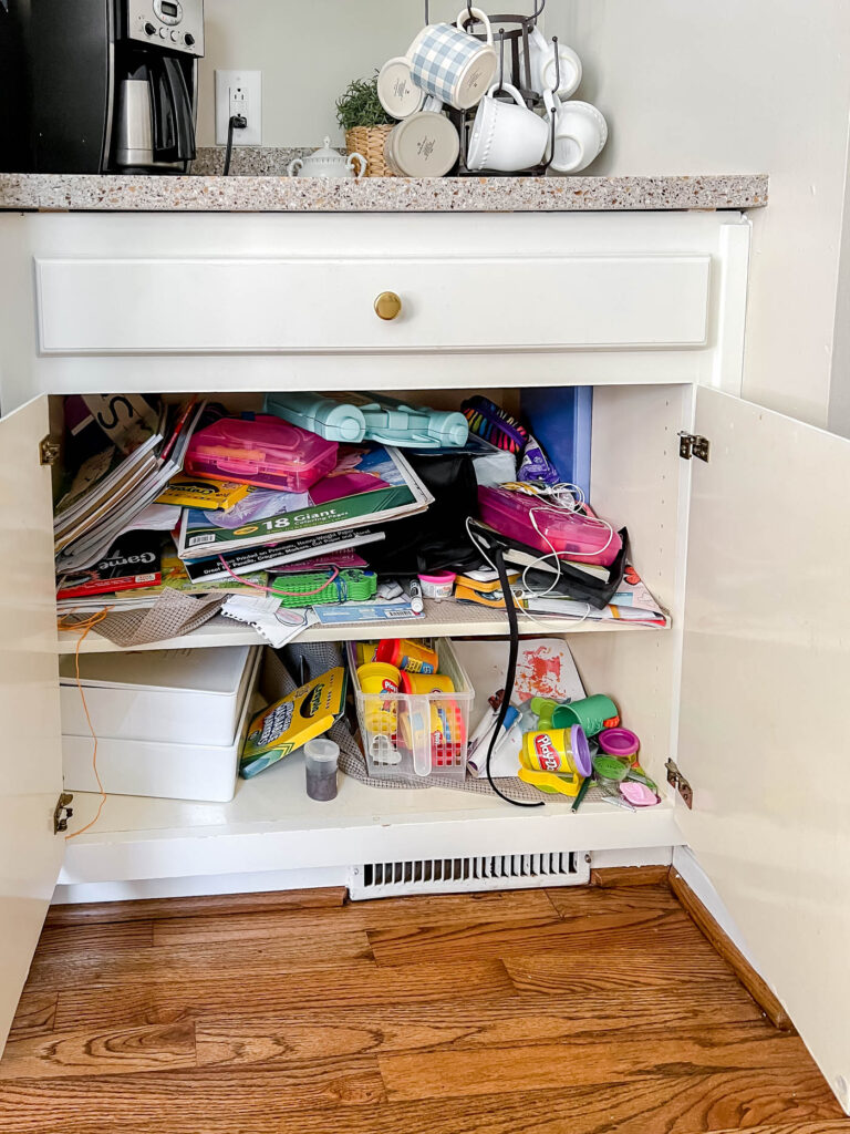 BEFORE Arts and Craft Storage Cabinet Ideas