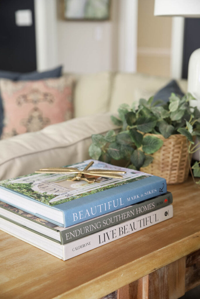 How to Arrange Stacked Coffee Table Books Beautifully 