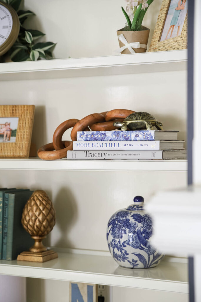 Coffee Table Books on Bookshelf