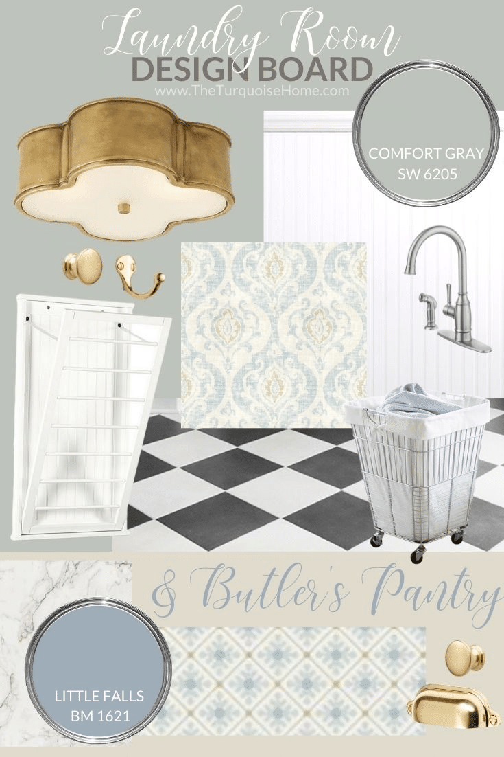 Laundry Room Design Board