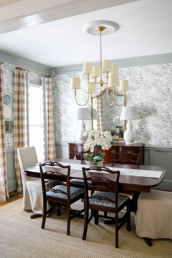 Grandmillennial Dining Room Makeover