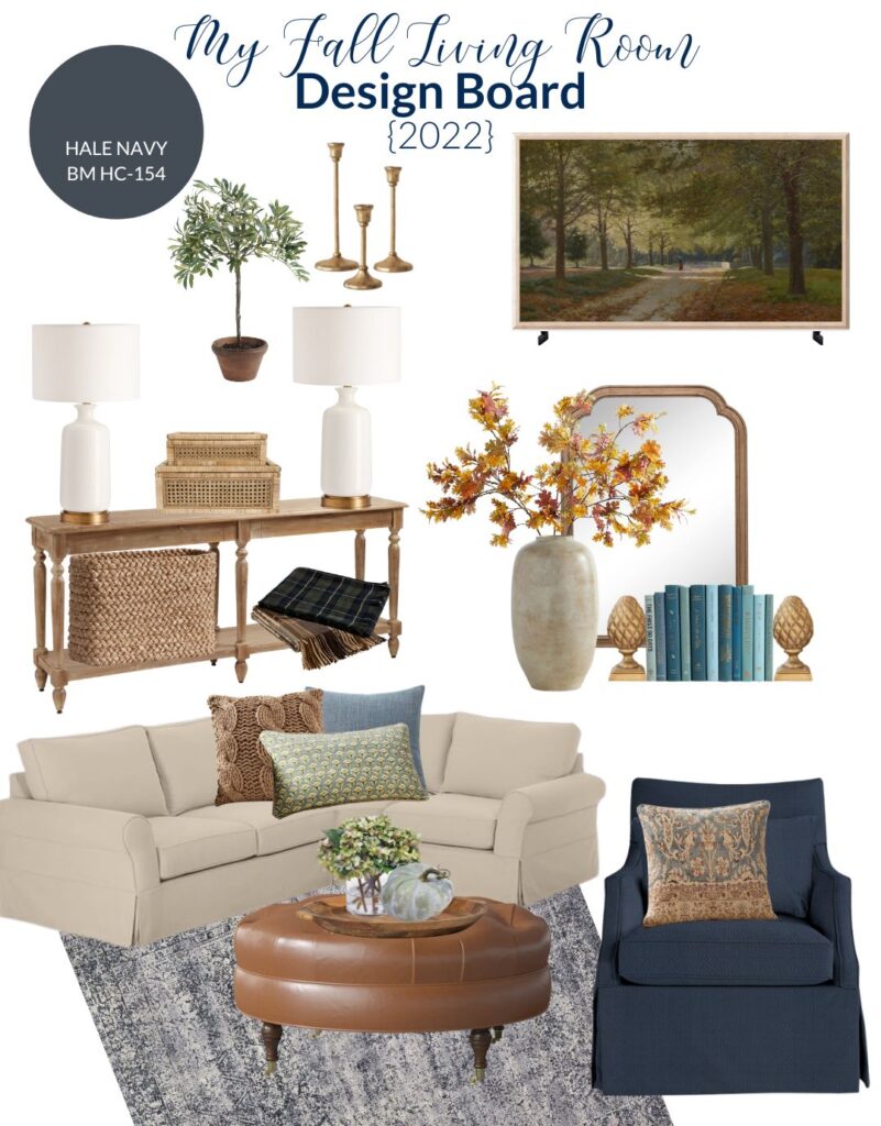 Fall 2022 Living Room Inspiration Board