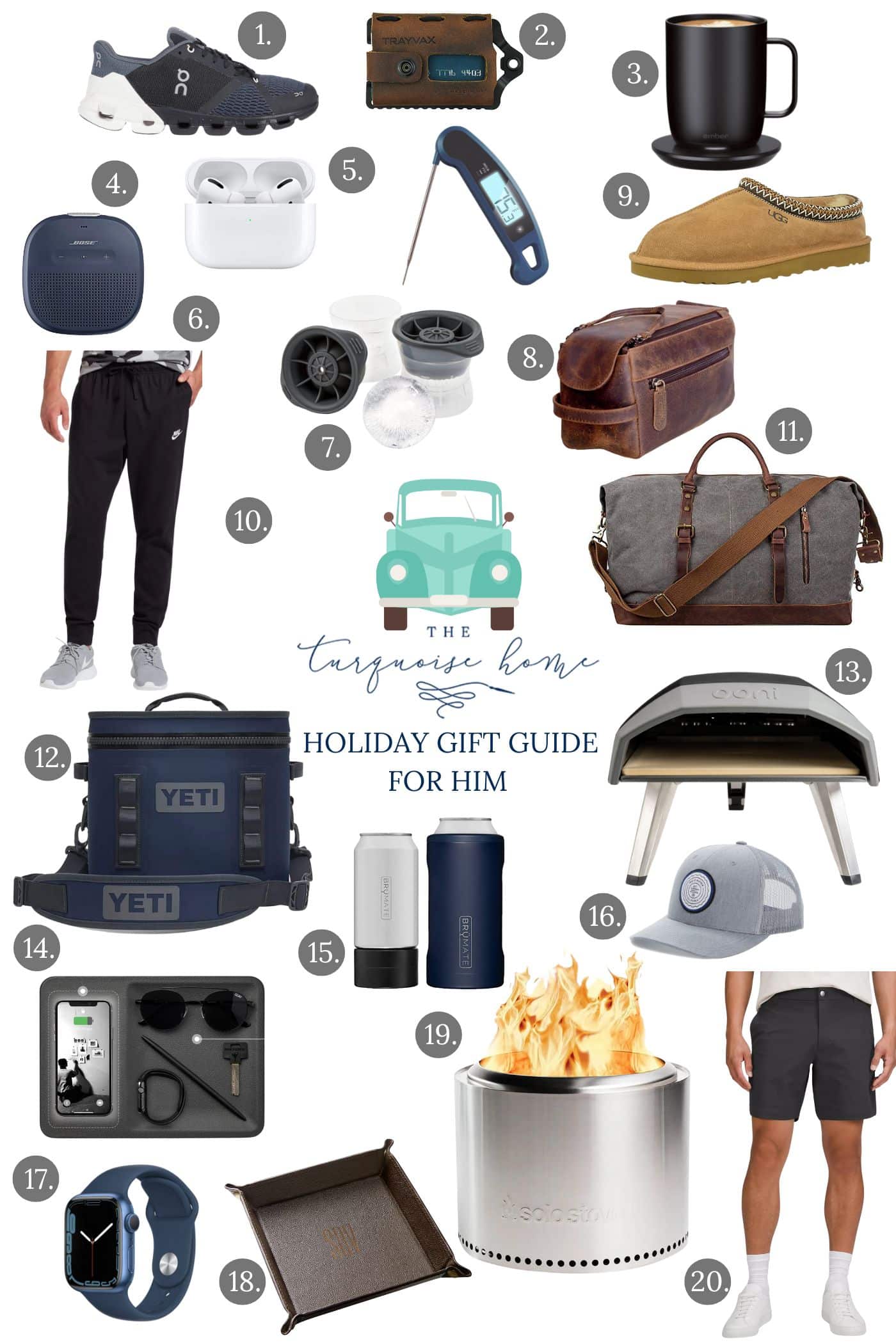 Gift Guide for Men - The Turquoise Home