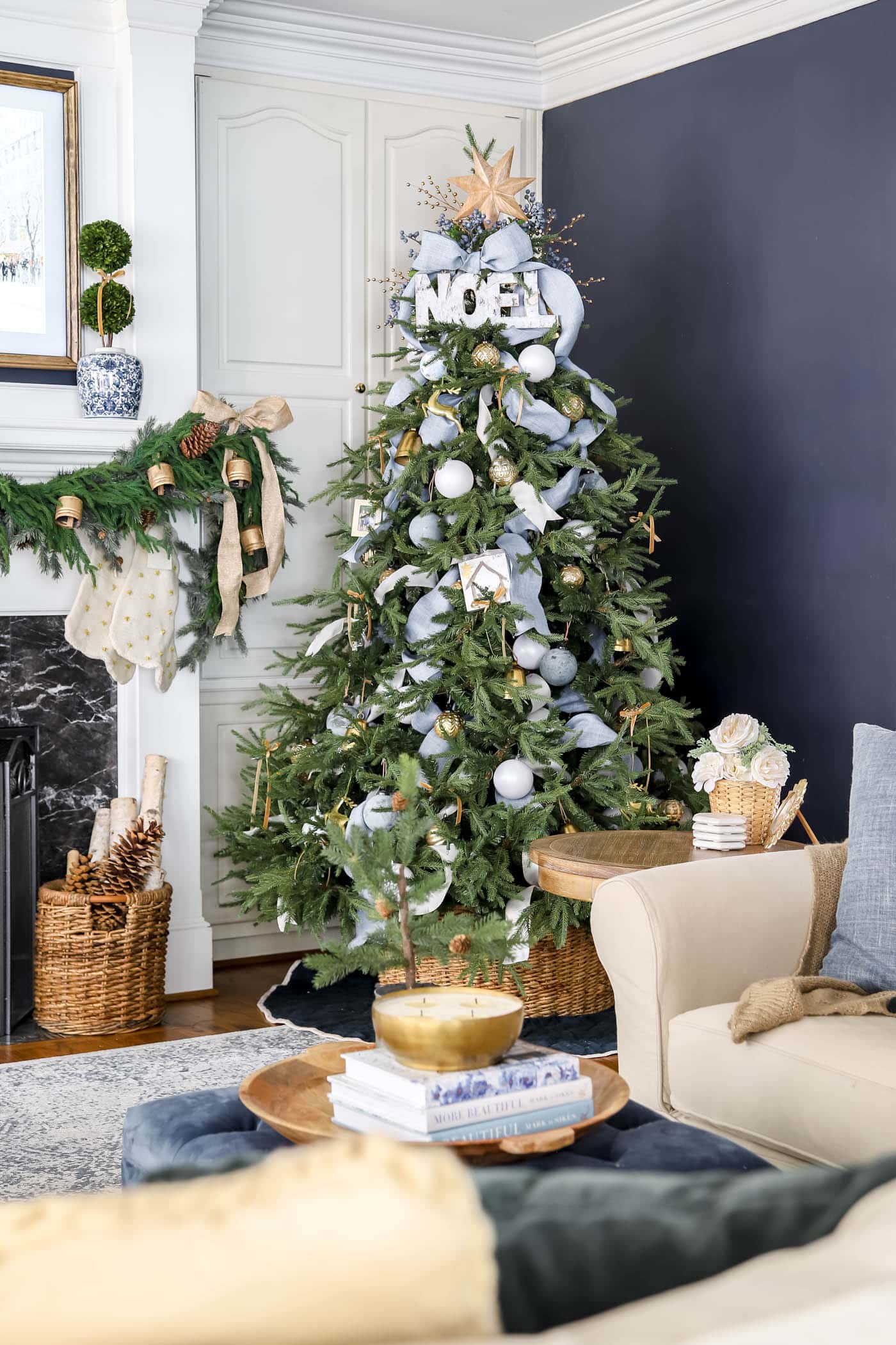 Blue Christmas Decor