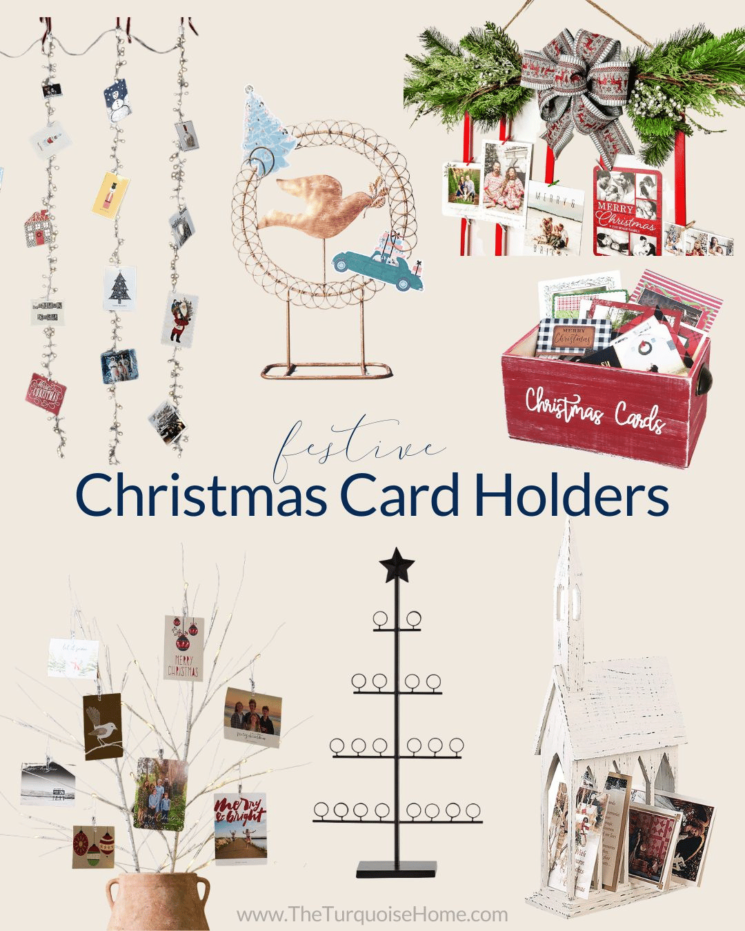 Christmas card holders
