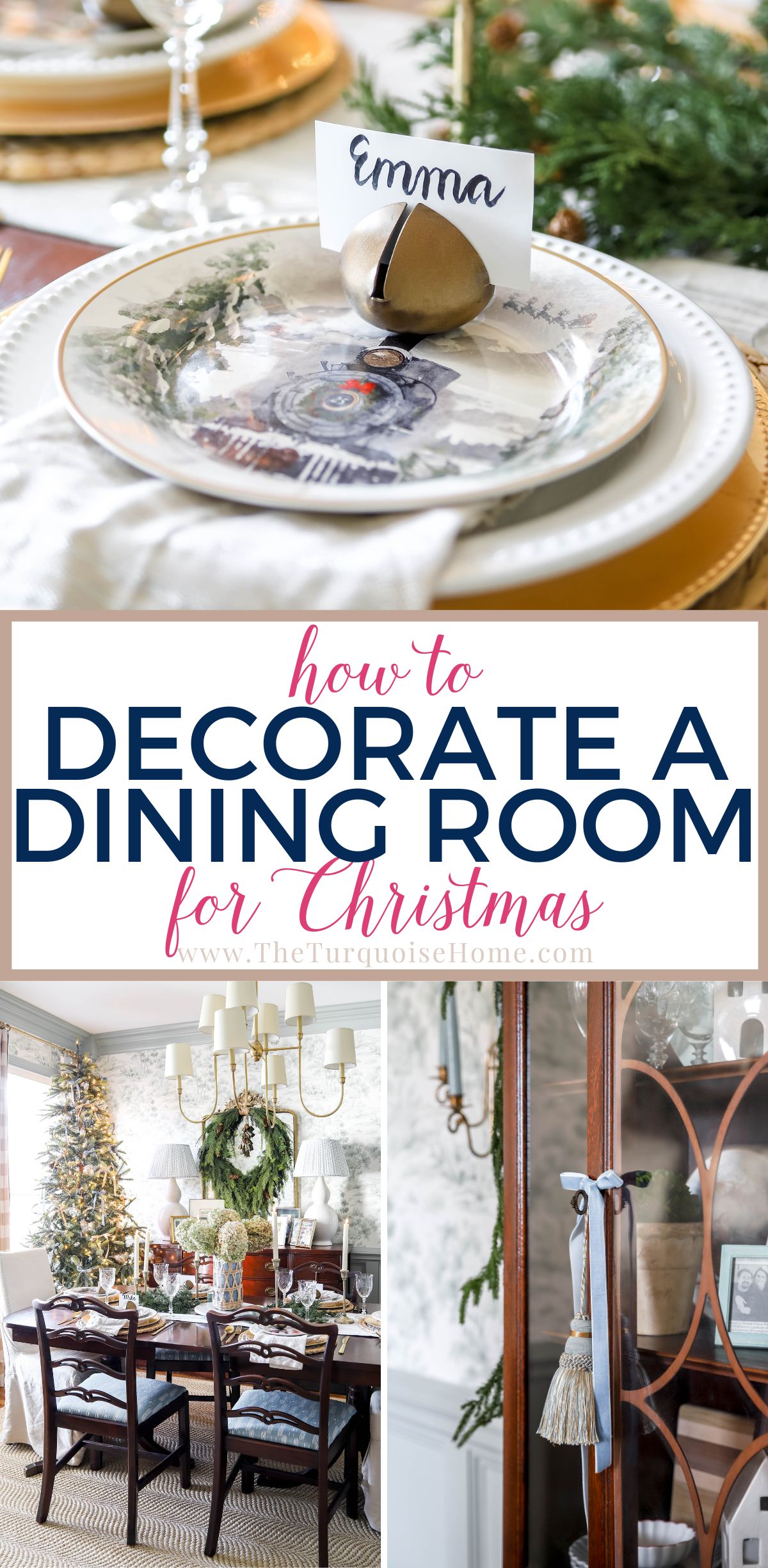 How to Decorate the Dining Room for Christmas