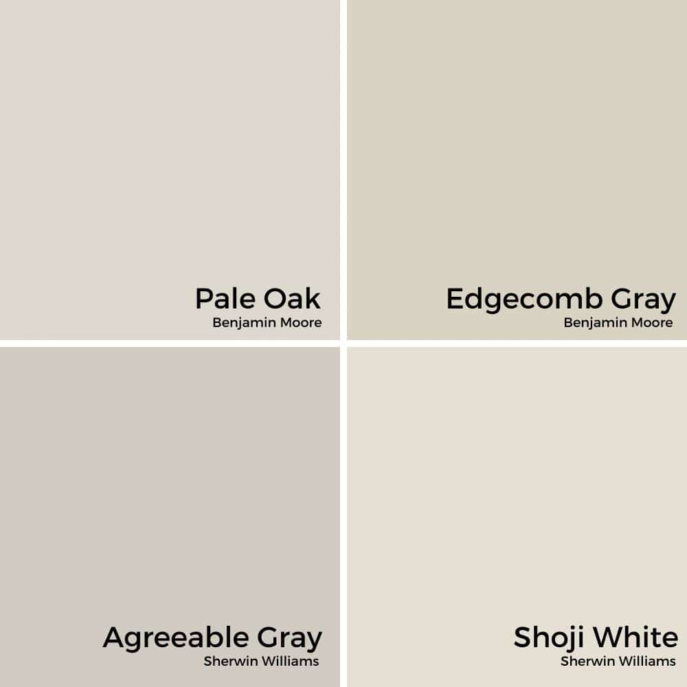 Pale Oak vs. Agreeable Gray