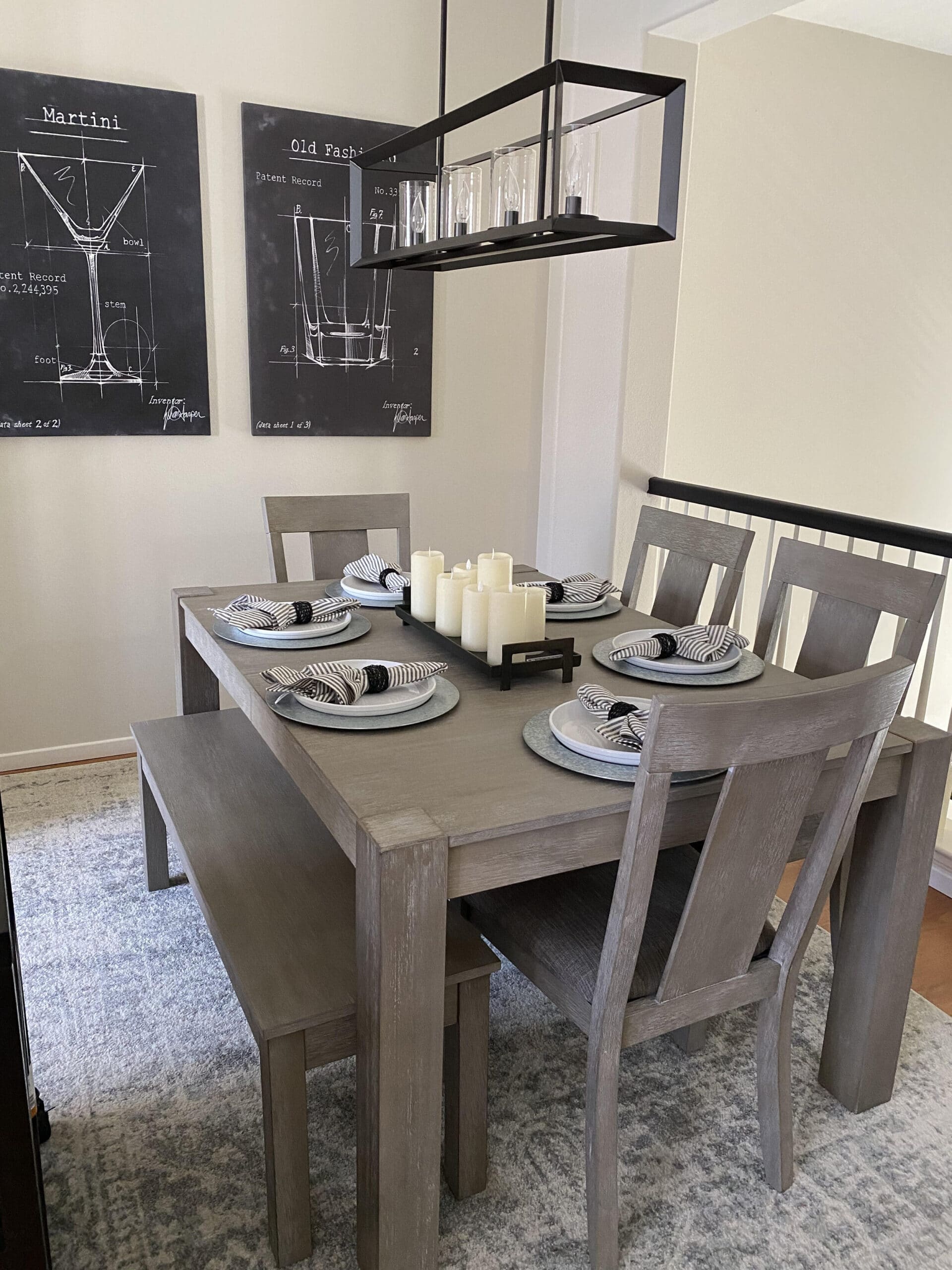 neutral paint colors white duck and dot to dot in dining space and connecting room 