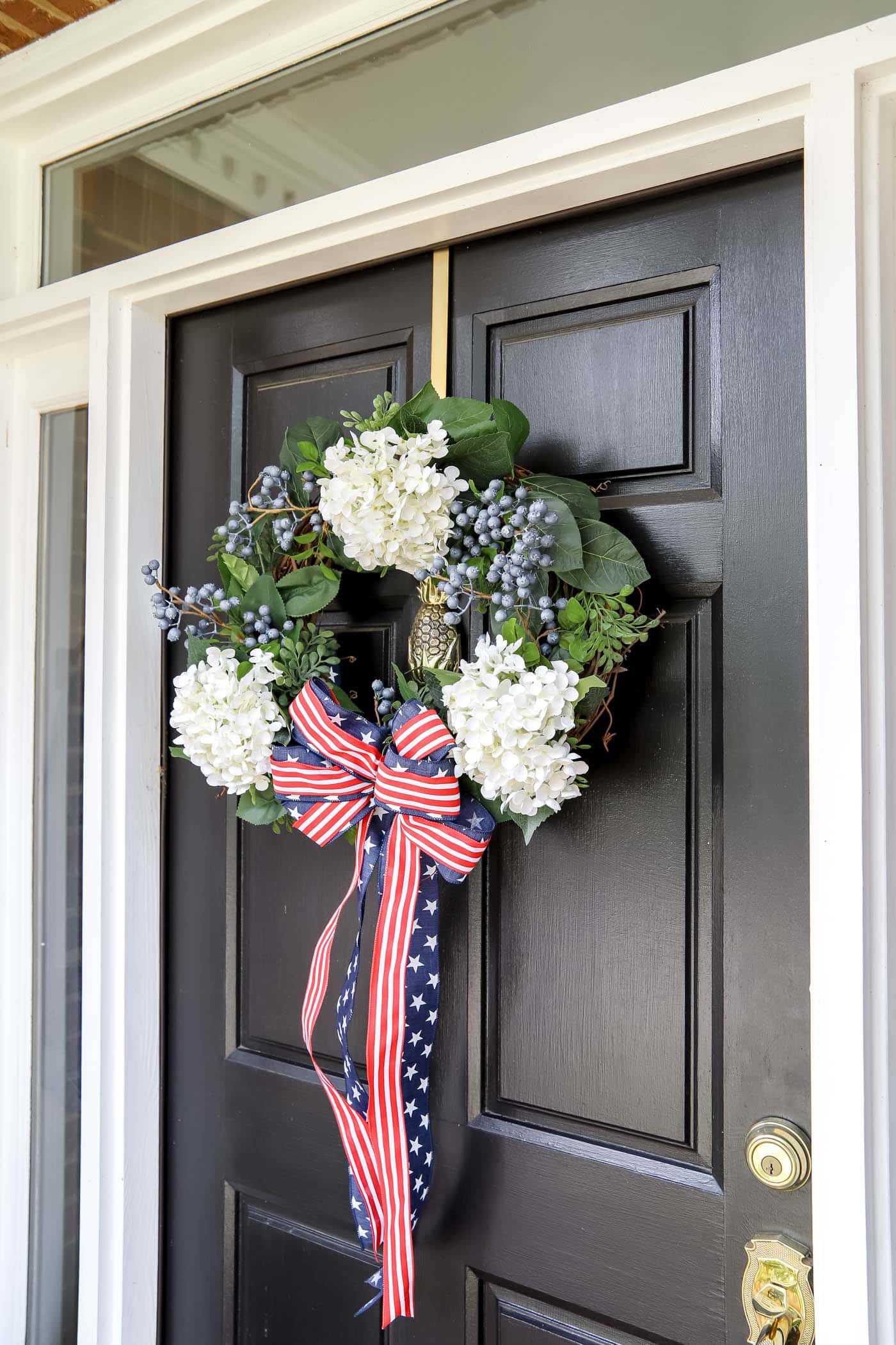 patriotic wreath for the front door