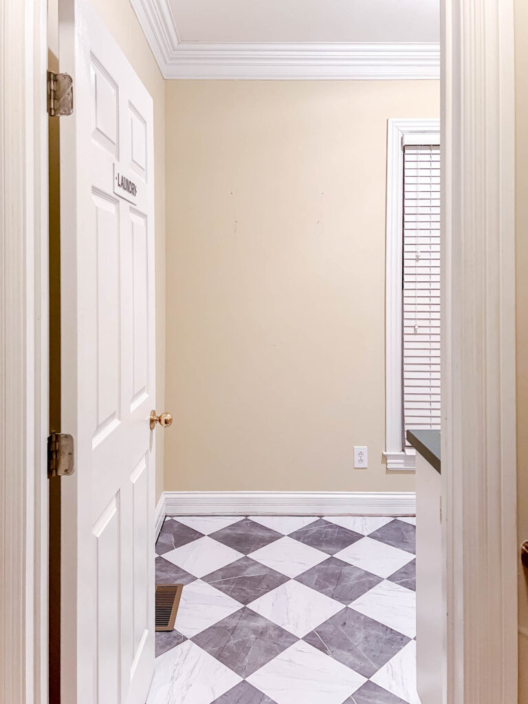 laundry room before