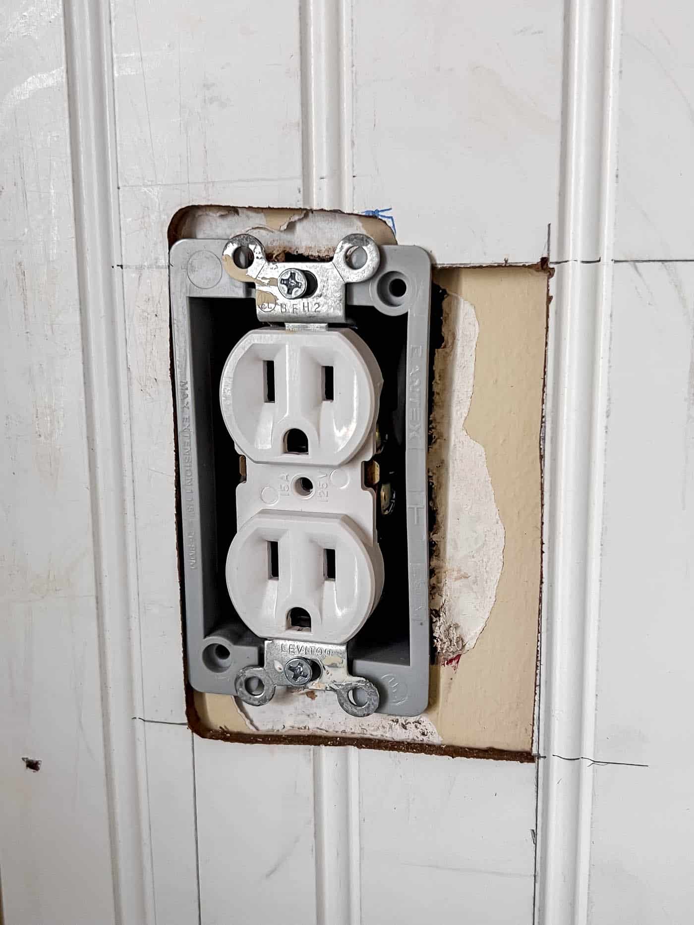 electrical extender box installation