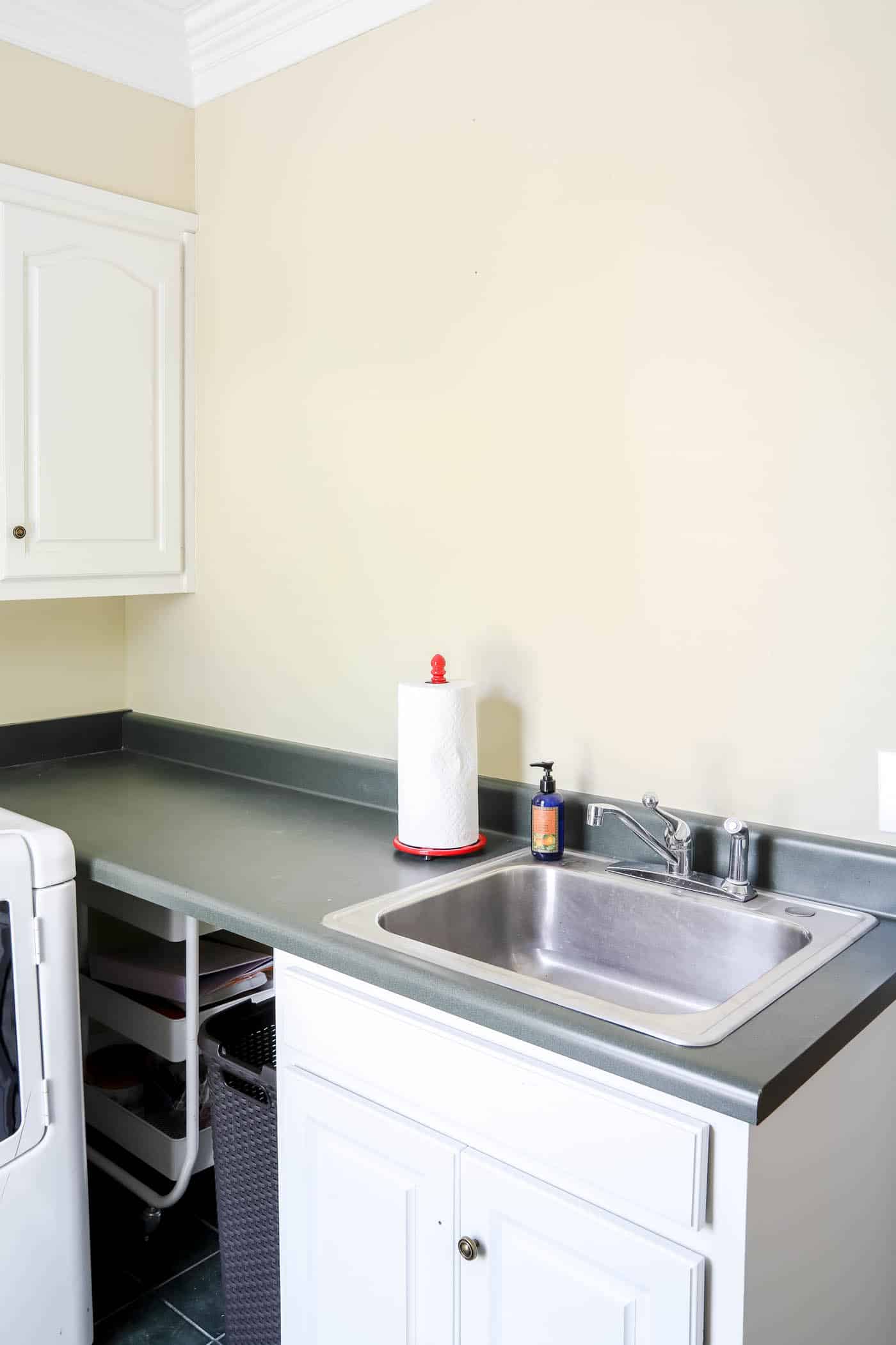 laundry room countertops before