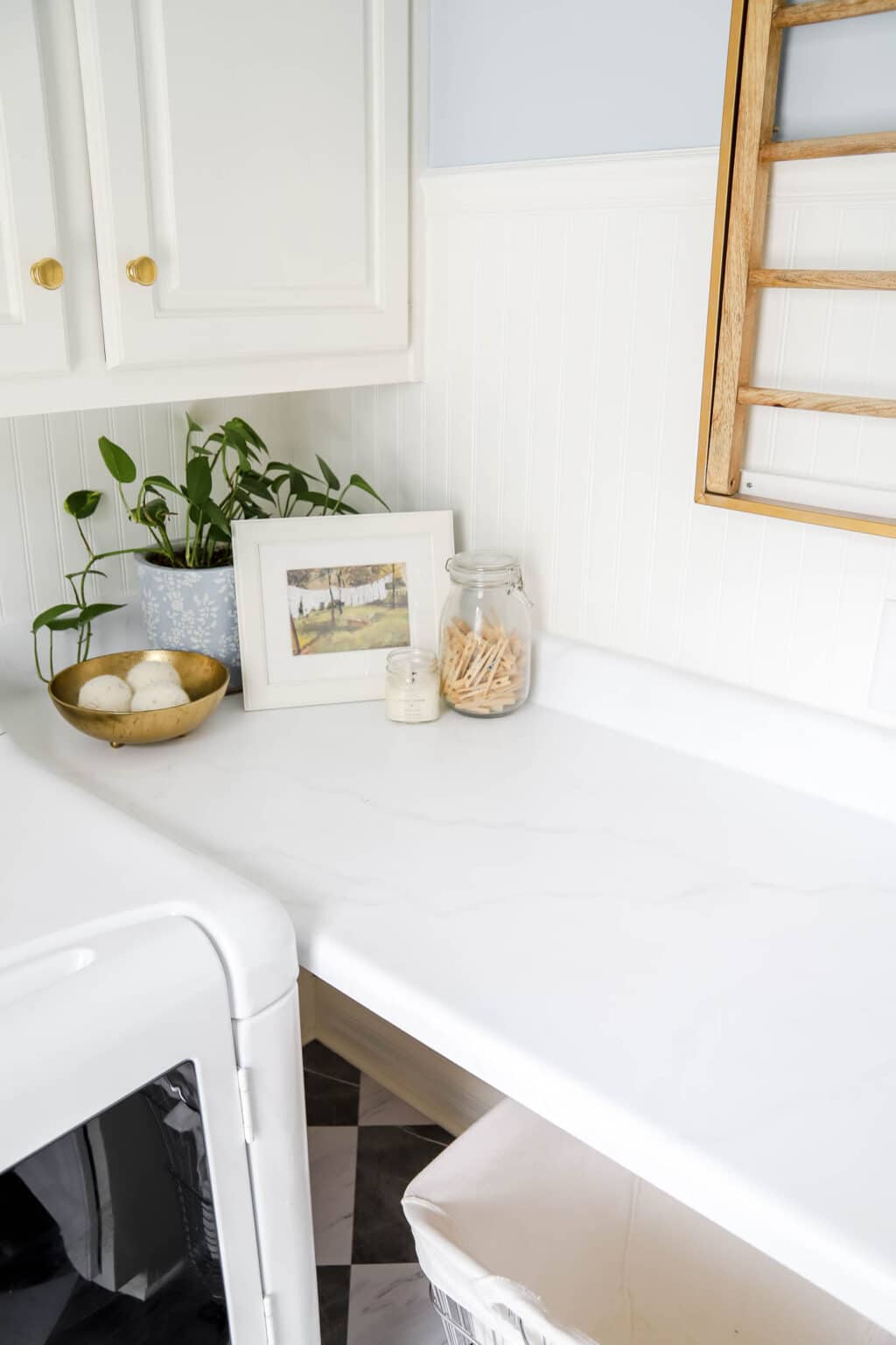 How to Paint Countertops to Look Like Marble The Turquoise Home