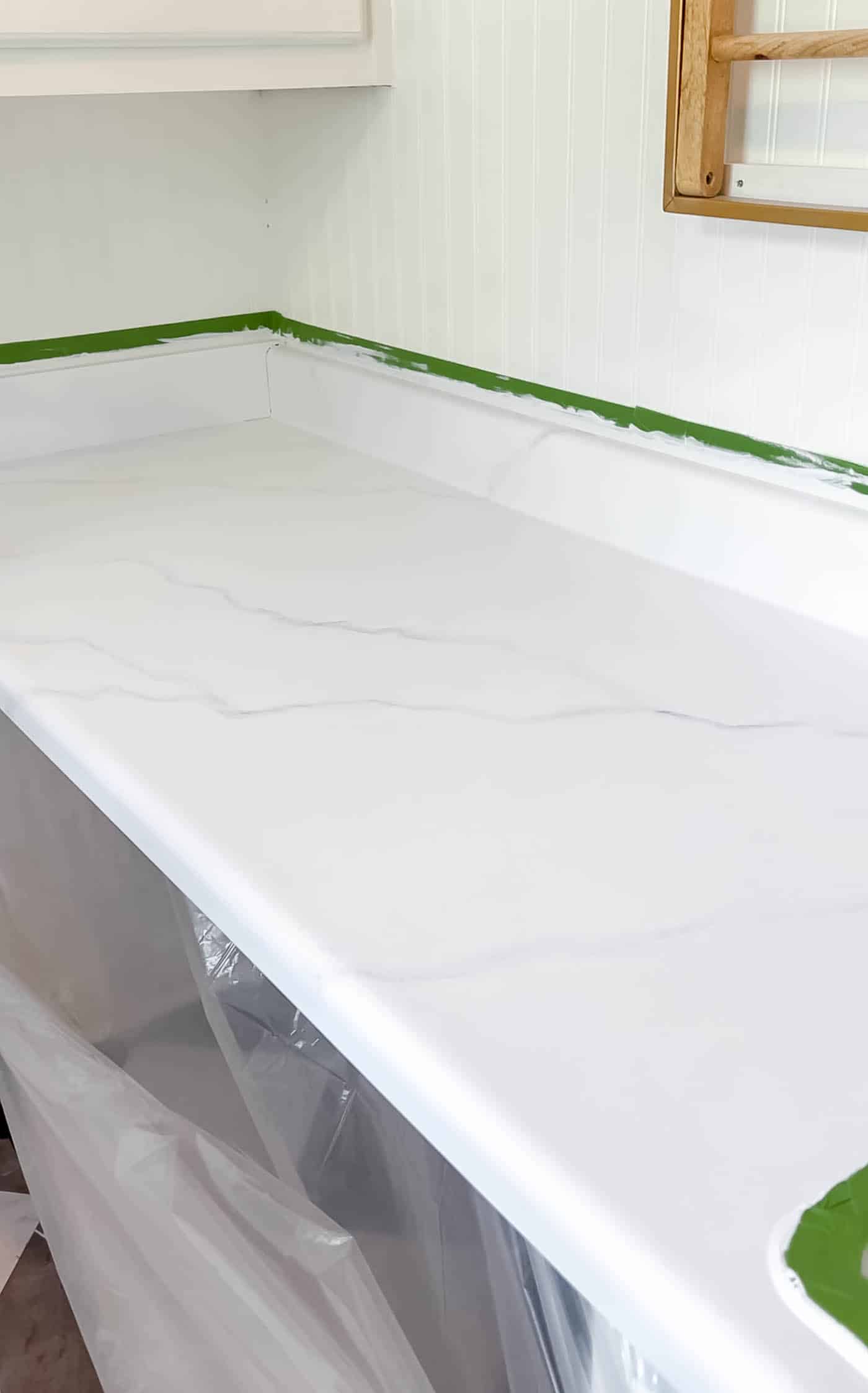 How to Paint Countertops to Look Like Marble