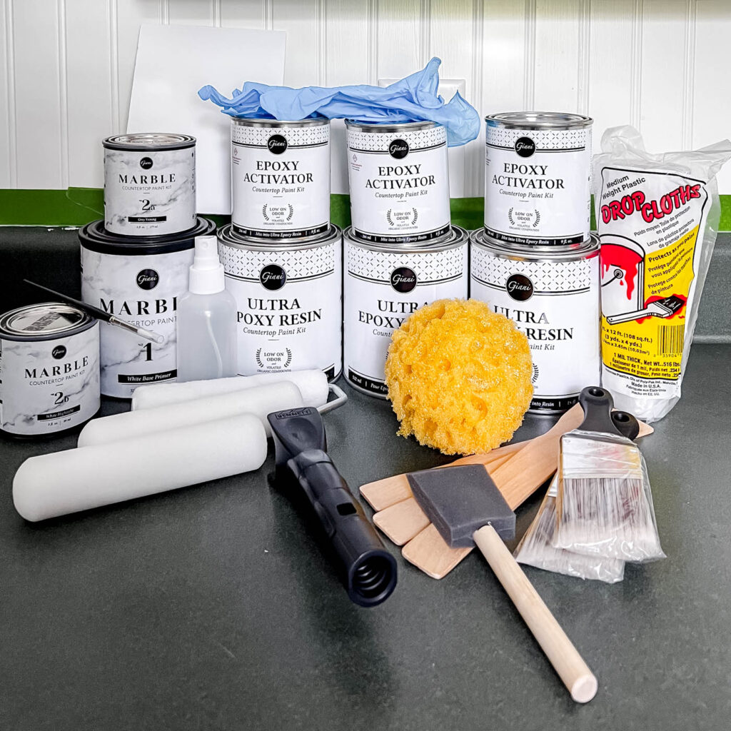 Giani Marble Countertop Paint Kit  Painting countertops, Marble  countertops, Countertop paint kit