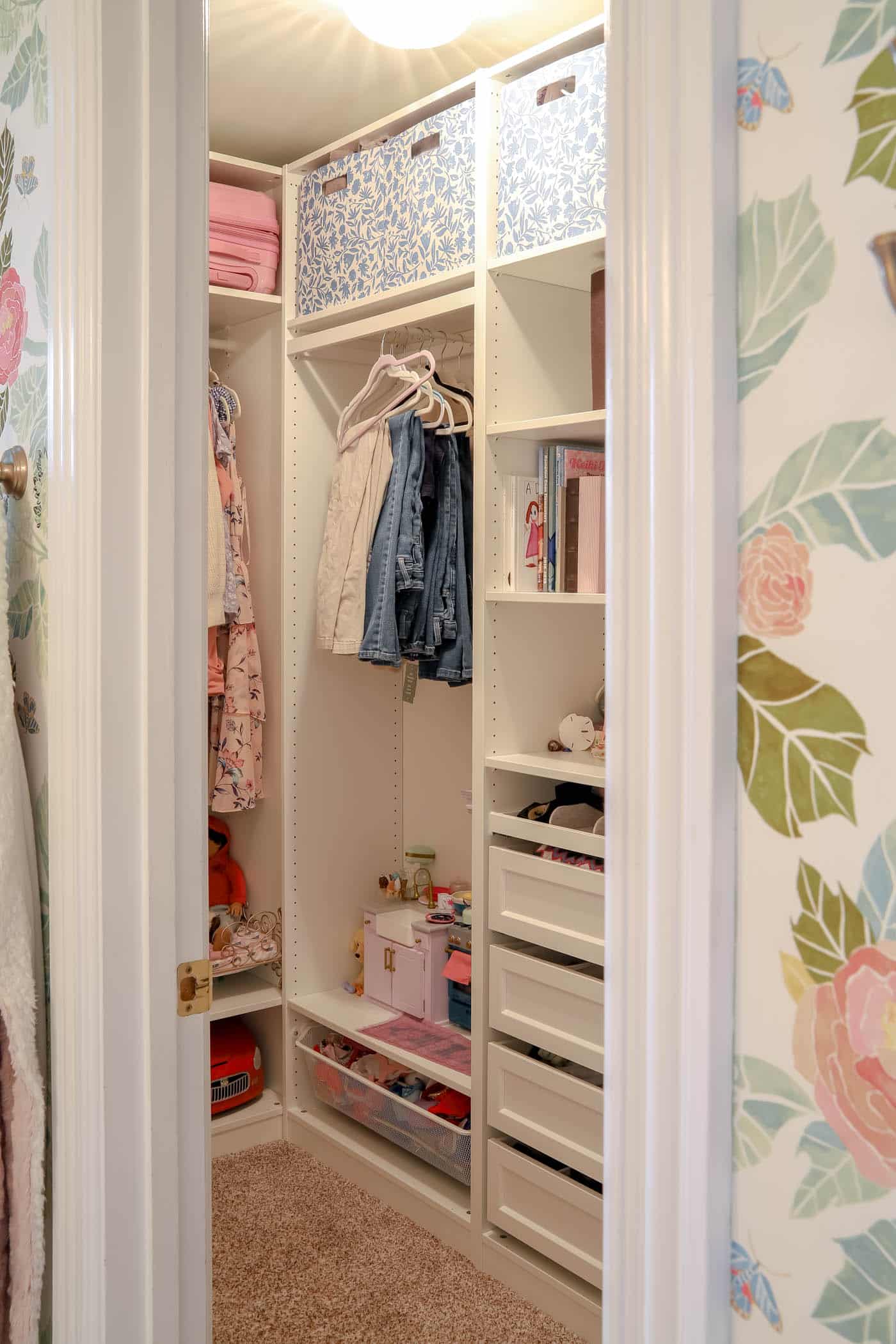 teen girl IKEA pax closet system