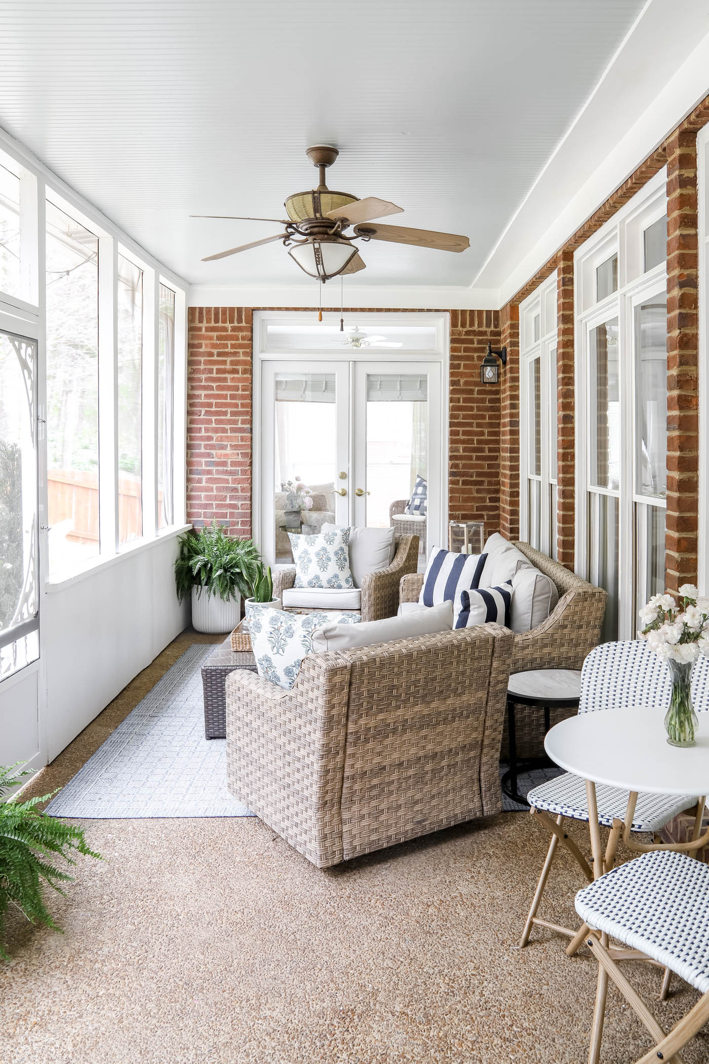 wicker patio furniture