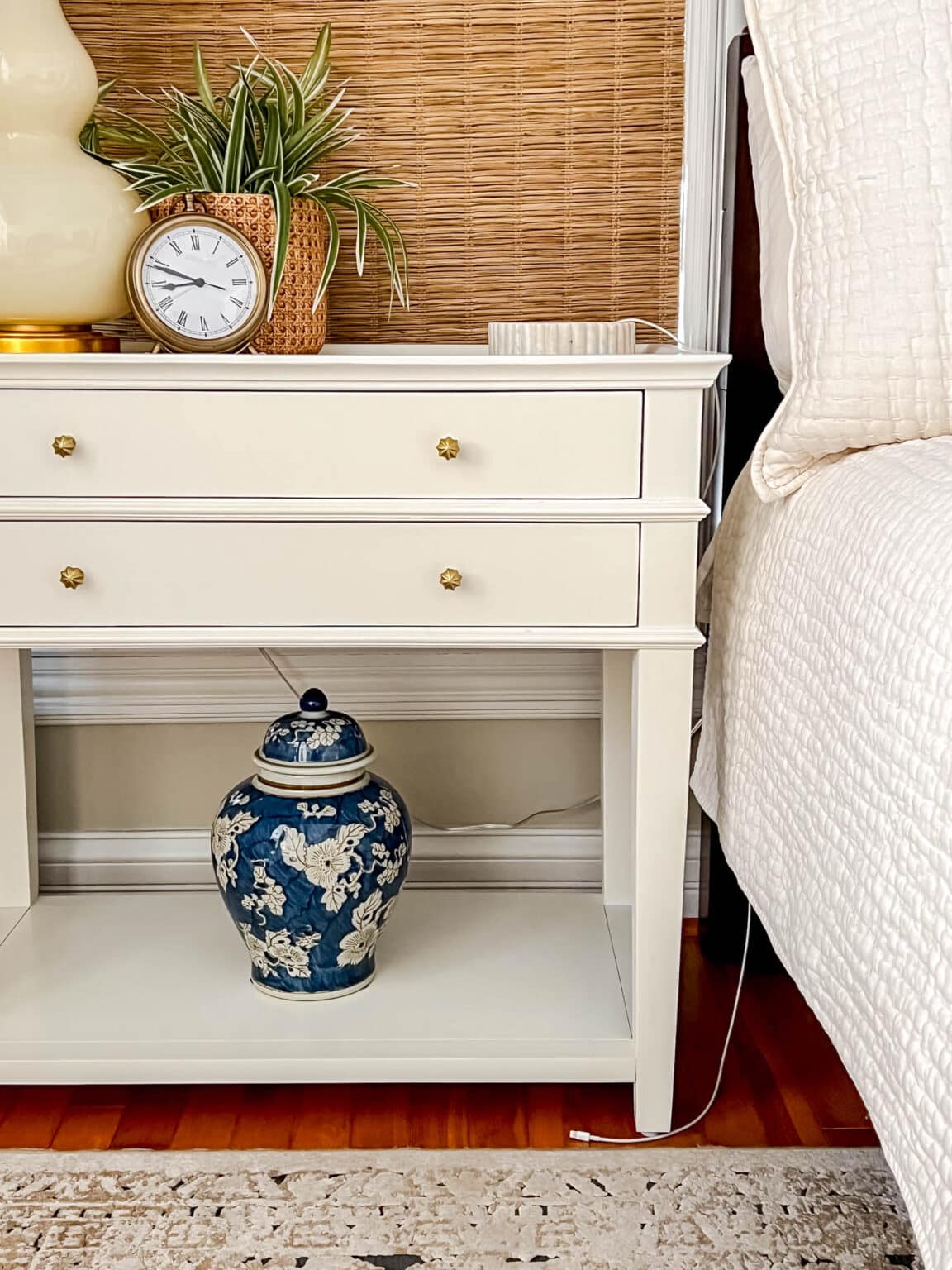 Bedside Cords Organization Ideas