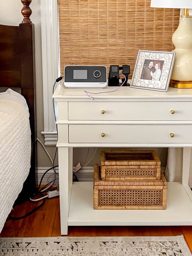 Bedside Cords Organization Ideas