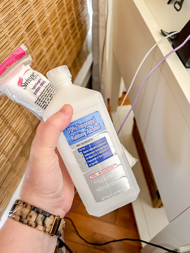 Bedside Cords Organization Ideas