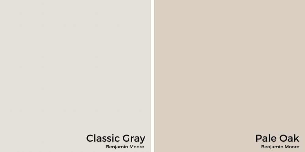 Classic Gray vs. Pale Oak