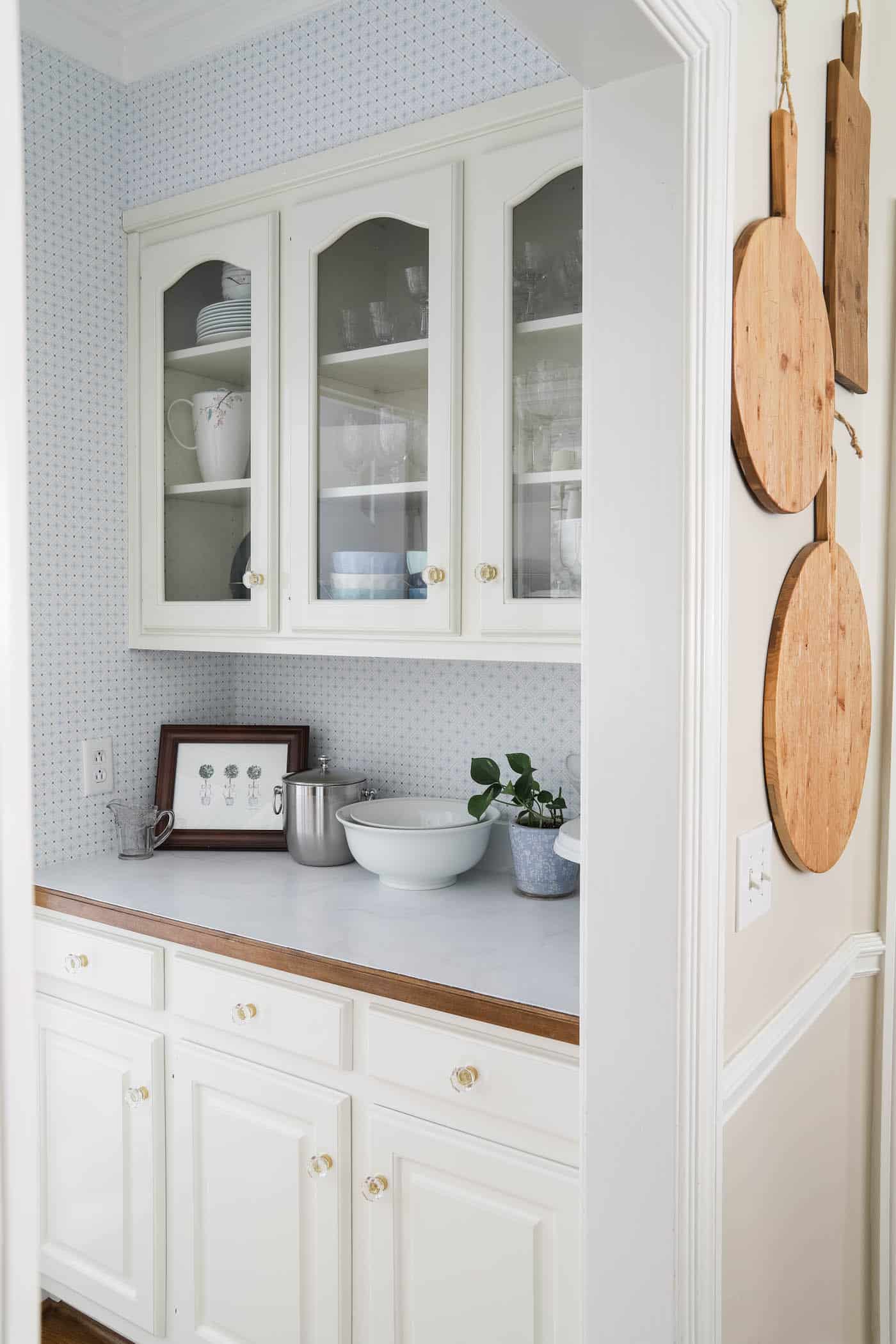 beautiful butler's pantry makeover