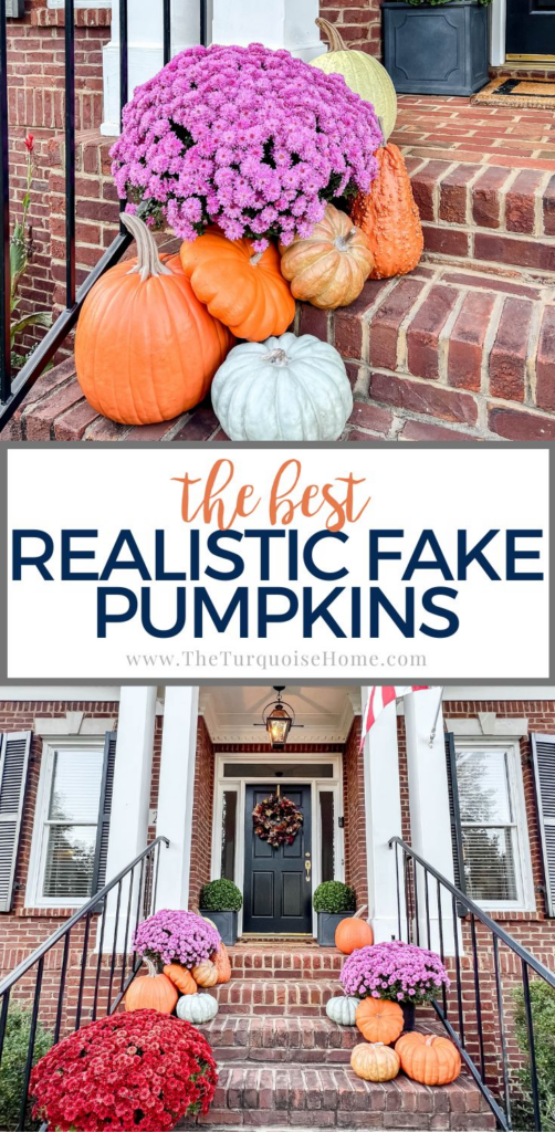 the best realistic fake pumpkins