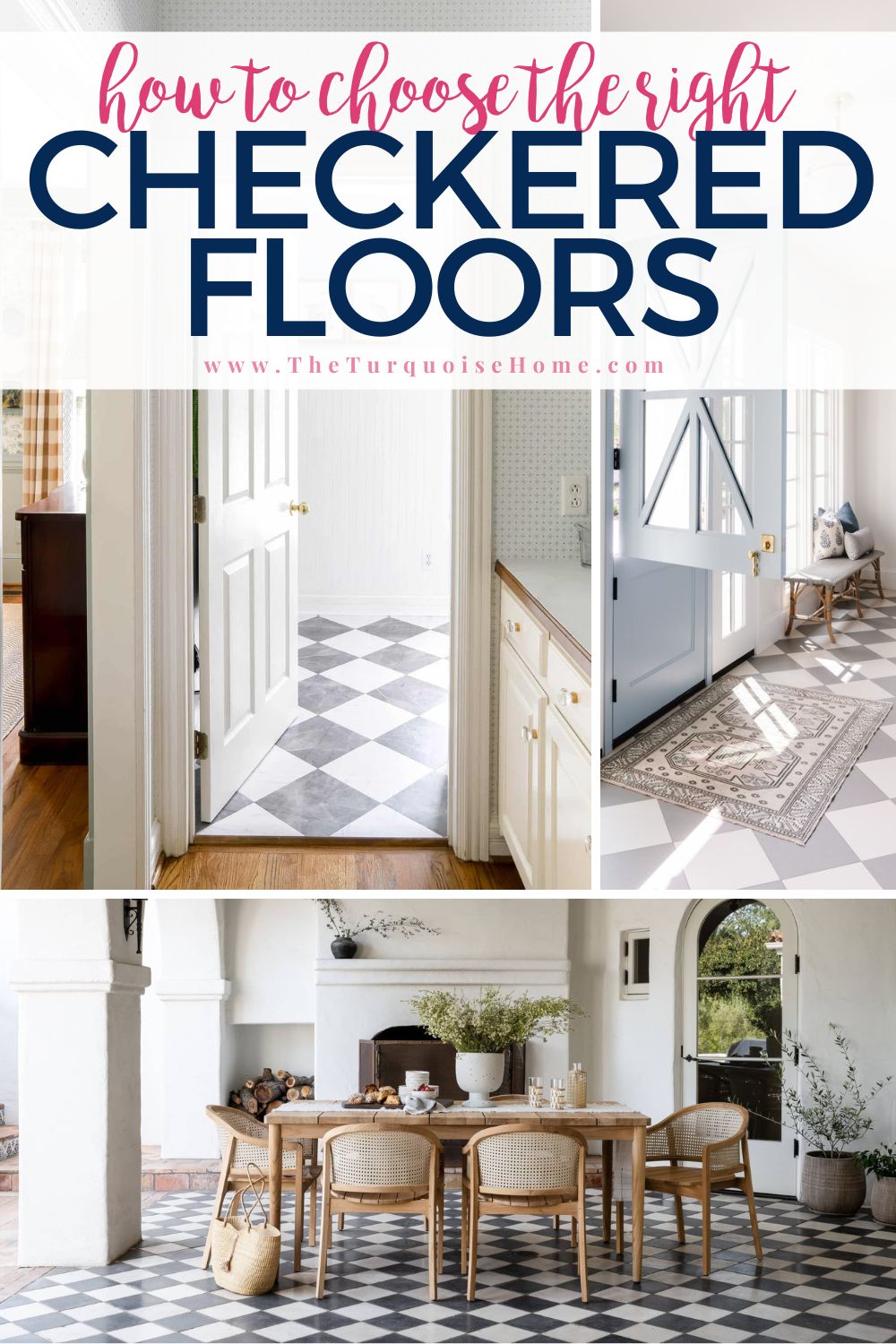 how to choose the right checkered floors for your home.