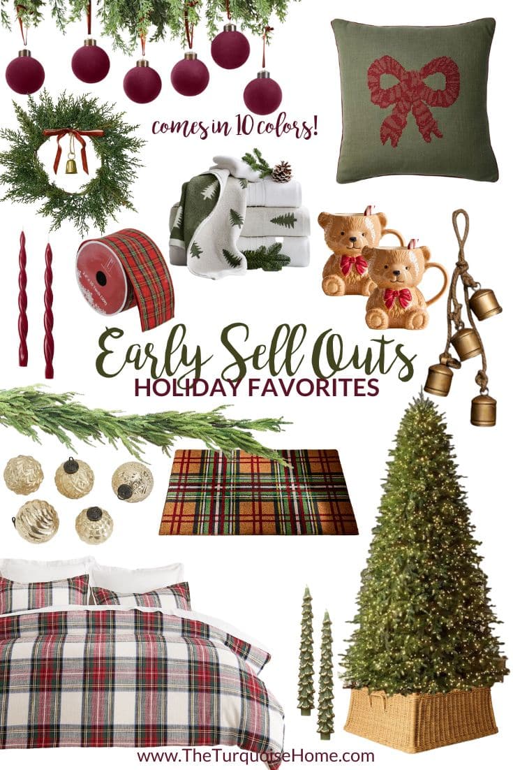 early Christmas home decor that will sell out early!