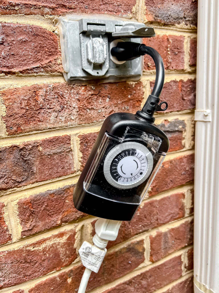 outdoor timer for christmas lights