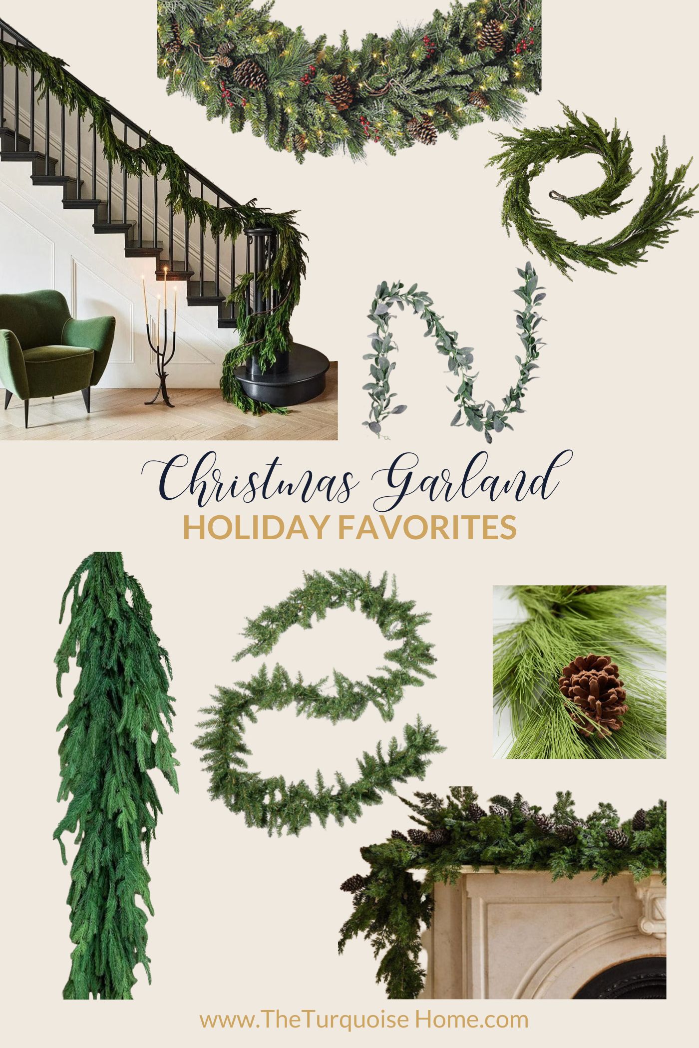 christmas mantel garland