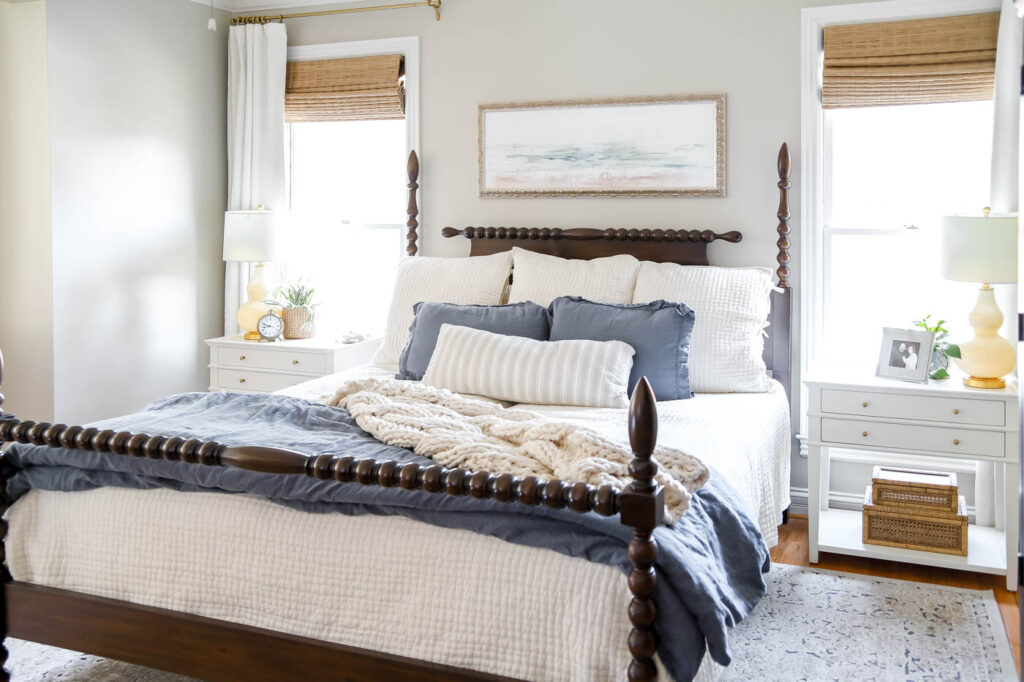 ivory bedding for a classic look